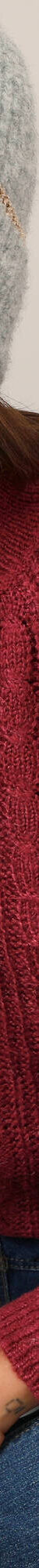 Pull col montant, maille anglaise toucher doux (prune) Pull col montant, maille anglaise toucher doux (prune)